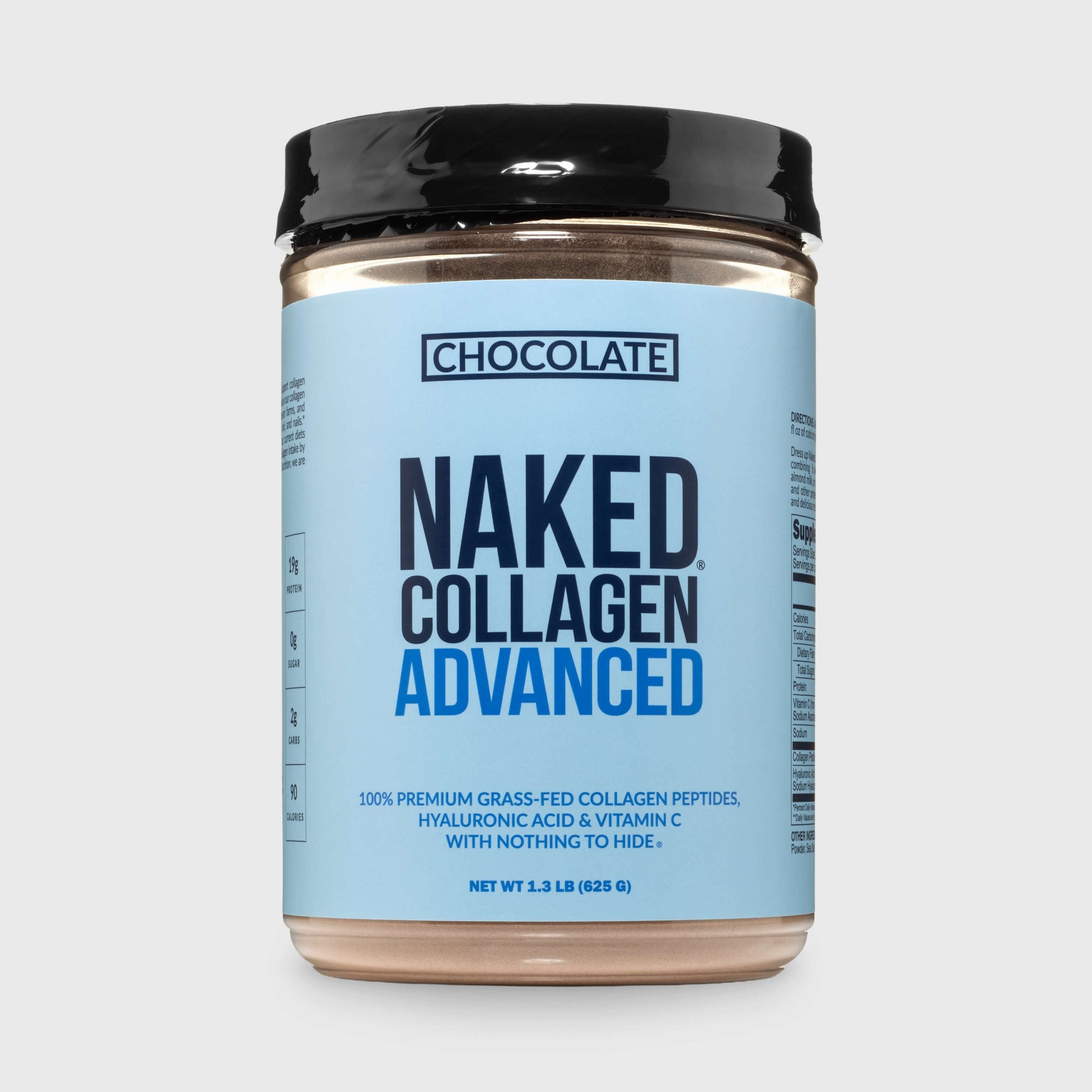 Chocolate Collagen Peptides with Hyaluronic Acid - Chocolate Advanced Collagen Peptides