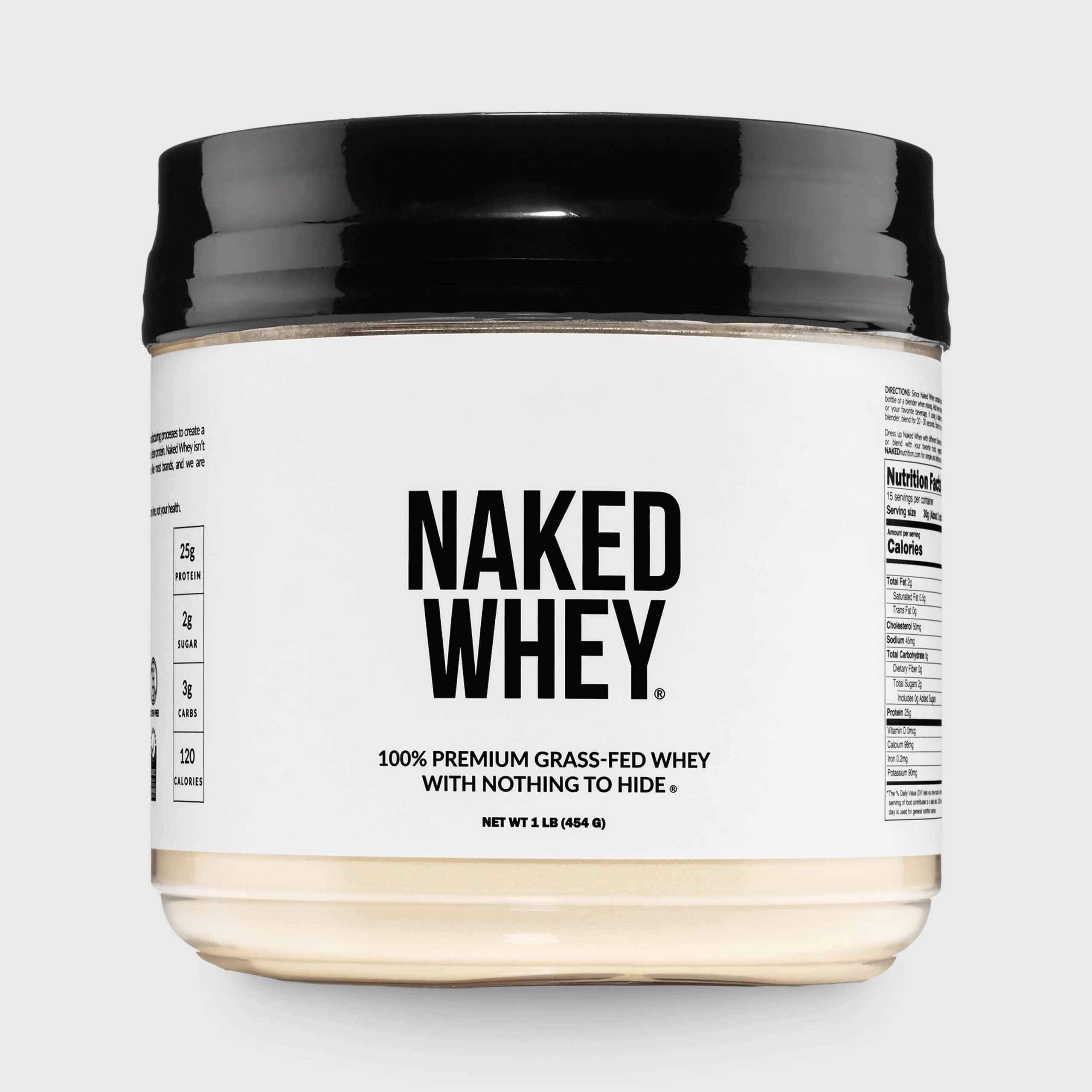 Grass Fed Whey Protein Powder - Unflavored
