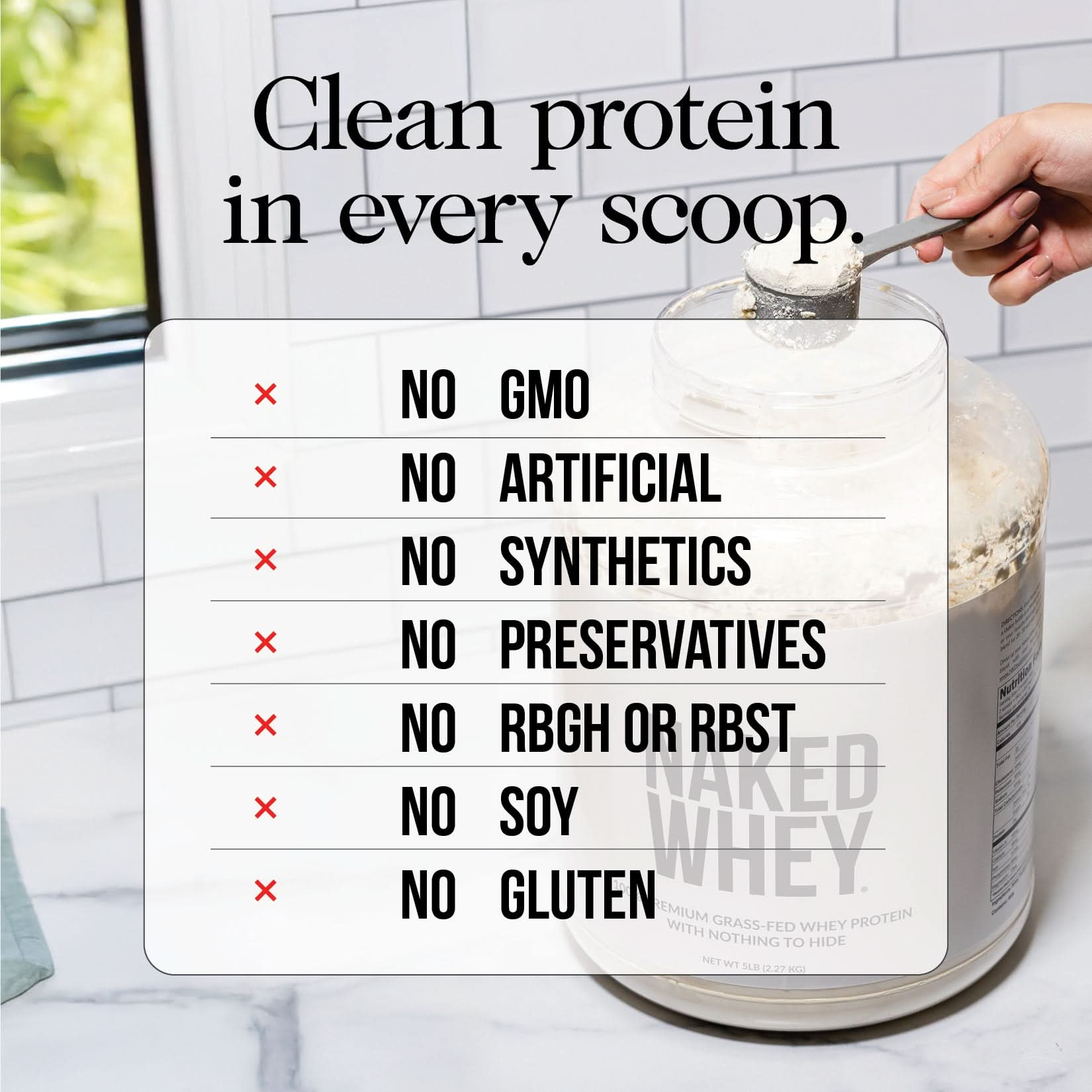 Vanilla Grass-Fed Whey Isolate Protein Powder - Vanilla