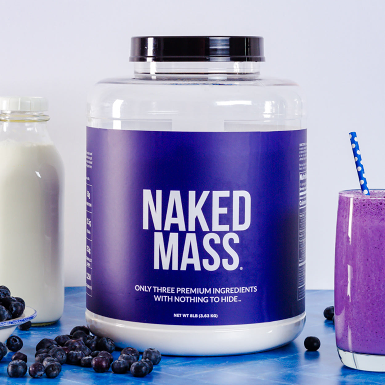 Mass Gainer Protein Supplement - Unflavored 12LB