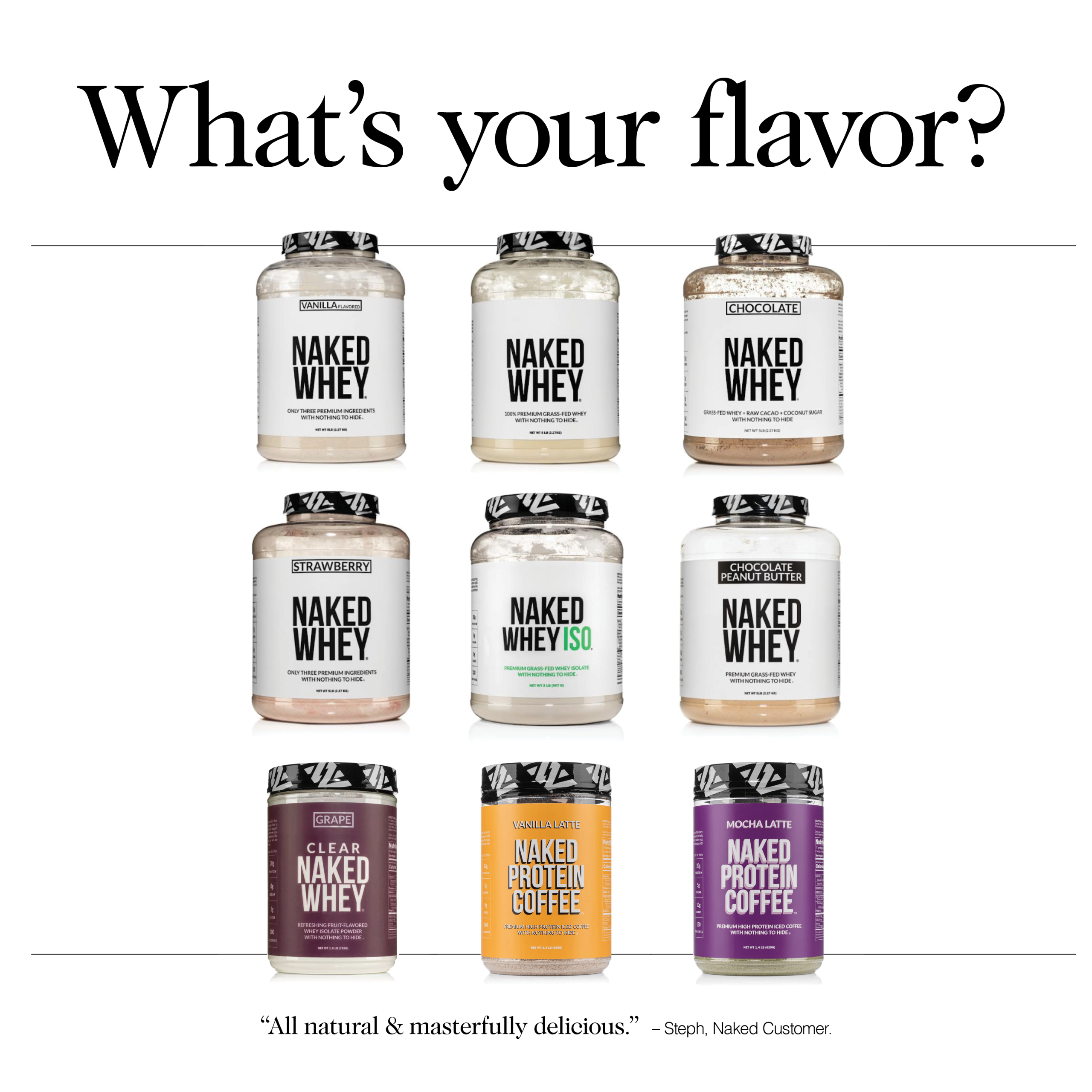Grass Fed Whey Protein Powder - Unflavored